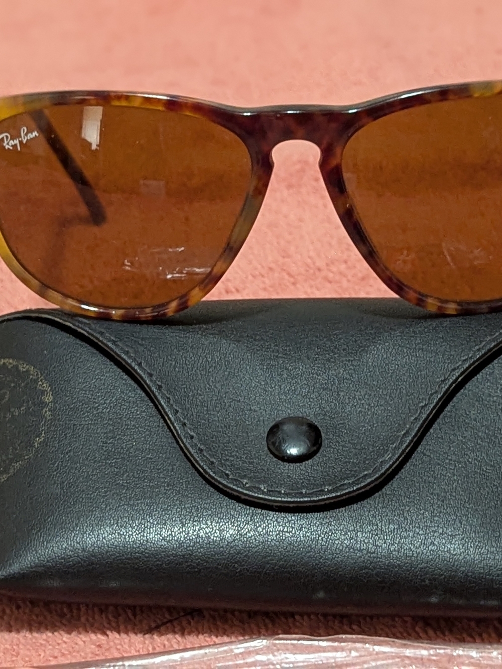 Ray-Ban Men’s Tortoiseshell Sunglasses - Brown Lenses